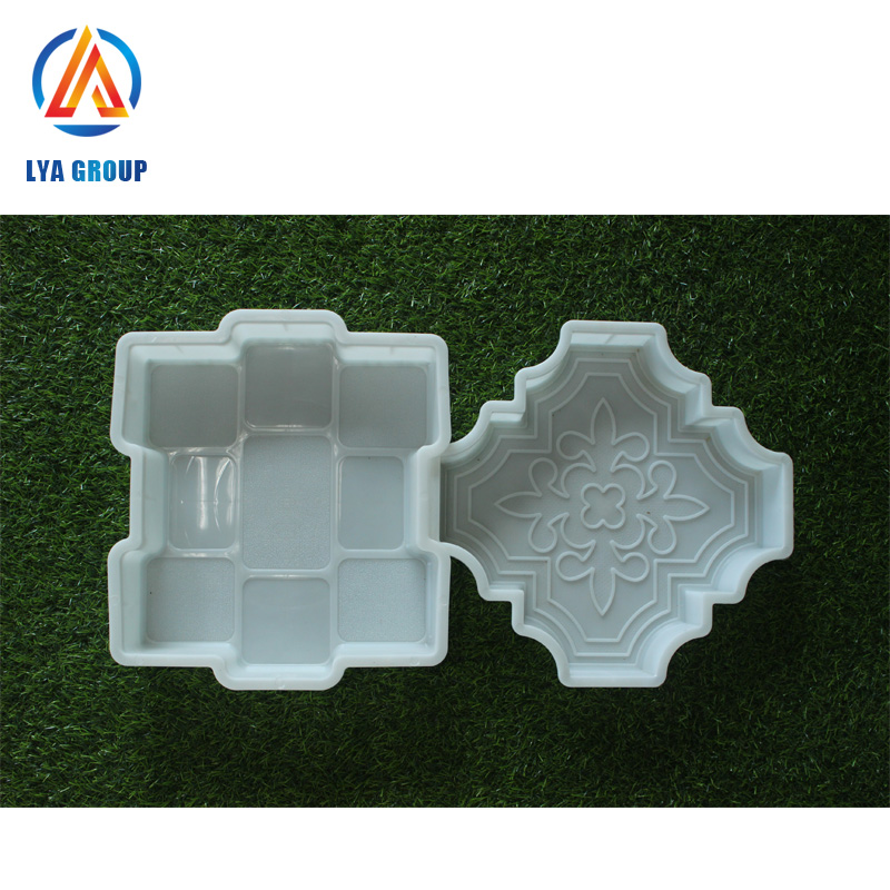 The method and steps of making tiles with plastic concrete paver mold