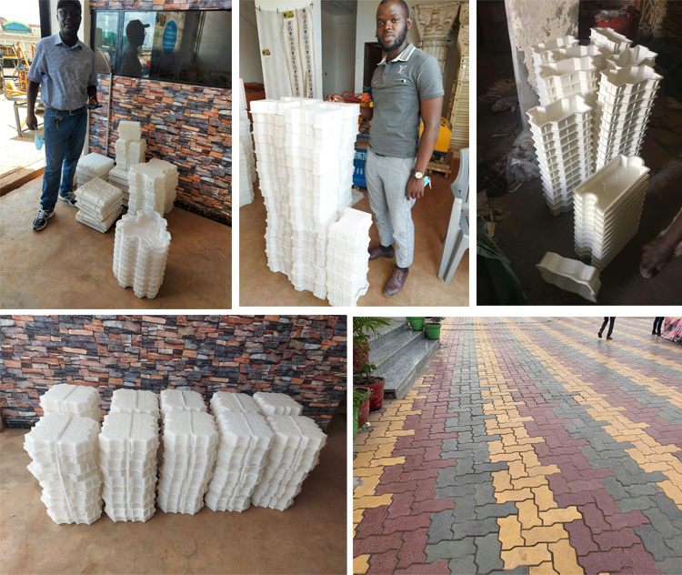 How are the paver bricks installated ?